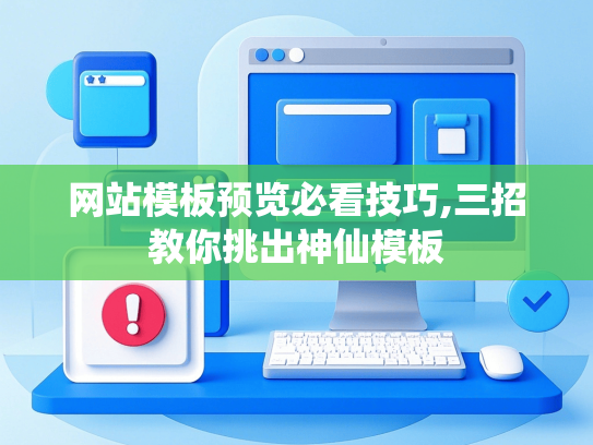 网站模板预览必看技巧,三招教你挑出神仙模板