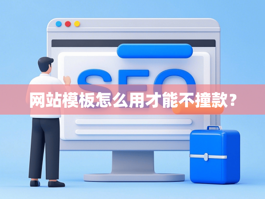网站模板怎么用才能不撞款？-第1张图片