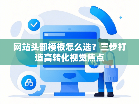 网站头部模板怎么选？三步打造高转化视觉焦点
