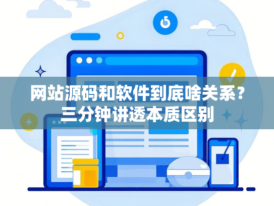 网站源码和软件到底啥关系？三分钟讲透本质区别