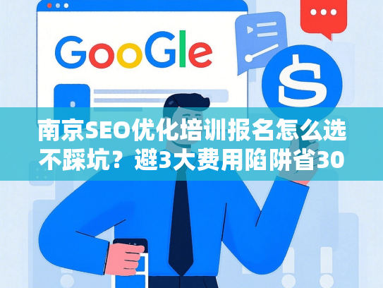 南京SEO优化培训报名怎么选不踩坑？避3大费用陷阱省3000元