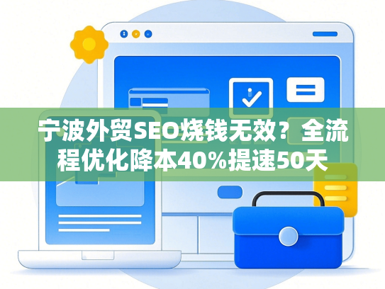 宁波外贸SEO烧钱无效？全流程优化降本40%提速50天