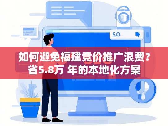 如何避免福建竞价推广浪费？省5.8万 年的本地化方案
