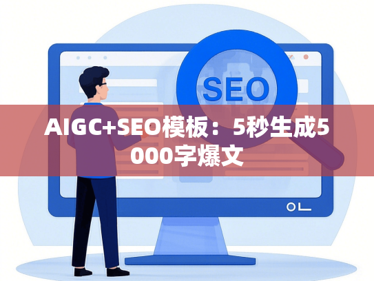 AIGC+SEO模板：5秒生成5000字爆文
