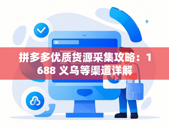 拼多多优质货源采集攻略：1688 义乌等渠道详解