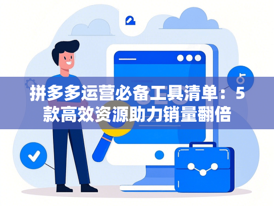 拼多多运营必备工具清单：5款高效资源助力销量翻倍