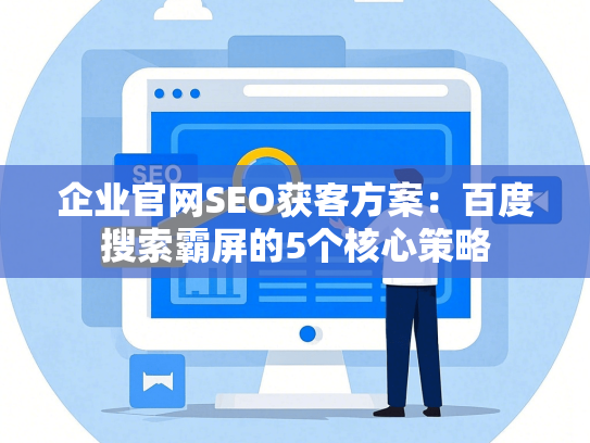 企业官网SEO获客方案：百度搜索霸屏的5个核心策略