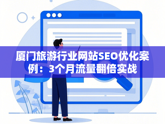 厦门旅**业网站SEO优化案例：3个月流量翻倍实战-第1张图片