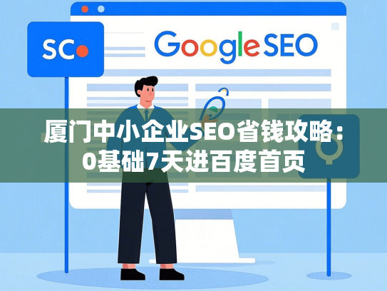 厦门中小企业SEO省钱攻略：0基础7天进百度首页