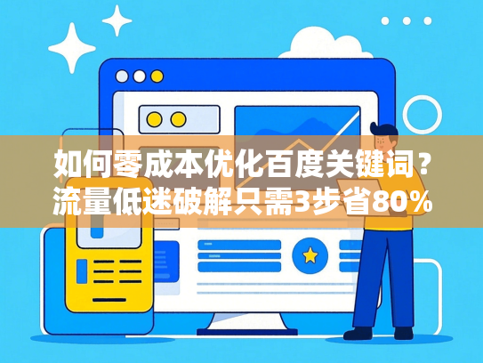 如何零成本优化百度关键词？流量低迷破解只需3步省80%预算