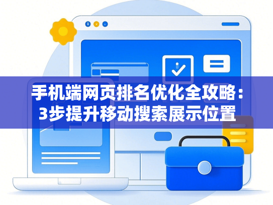 手机端网页排名优化全攻略：3步提升移动搜索展示位置-第1张图片