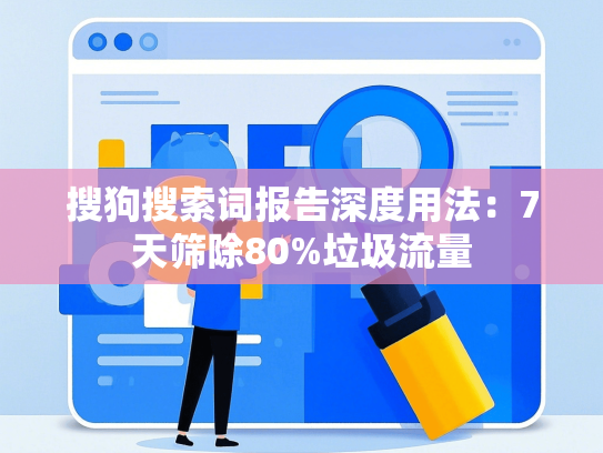 搜狗搜索词报告深度用法：7天筛除80%垃圾流量
