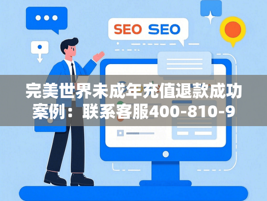 完美世界未成年充值退款成功案例：联系客服400-810-9999的技巧