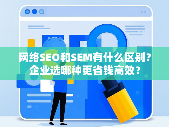 网络SEO和SEM有什么区别？企业选哪种更省钱高效？
