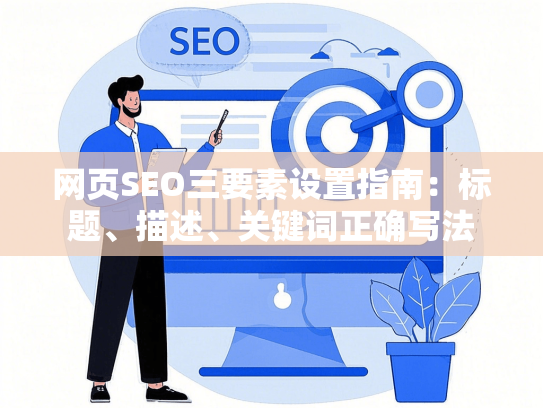 网页SEO三要素设置指南：标题、描述、关键词正确写法