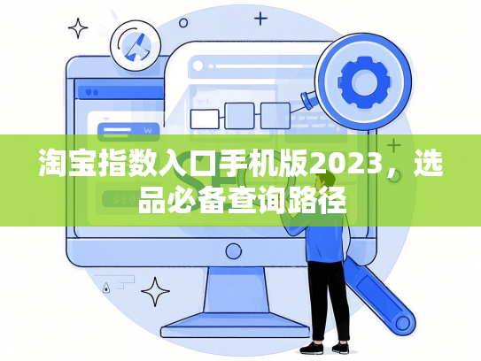 淘宝指数入口手机版2023，选品必备查询路径