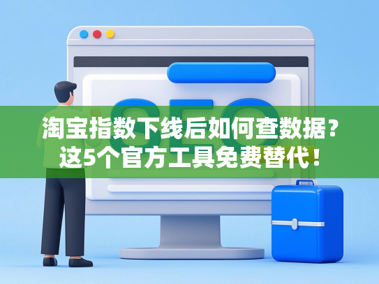淘宝指数下线后如何查数据？这5个官方工具免费替代！