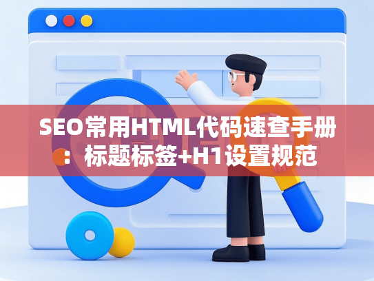 SEO常用HTML代码速查手册：标题标签+H1设置规范