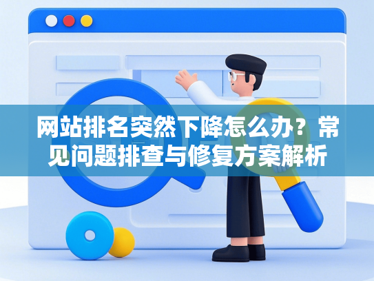 网站排名突然下降怎么办？常见问题排查与修复方案解析