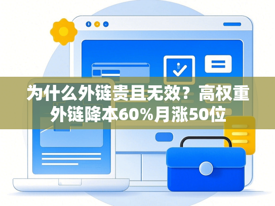 为什么外链贵且无效？高权重外链降本60%月涨50位