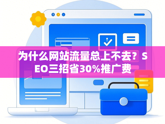 为什么网站流量总上不去？SEO三招省30%推广费
