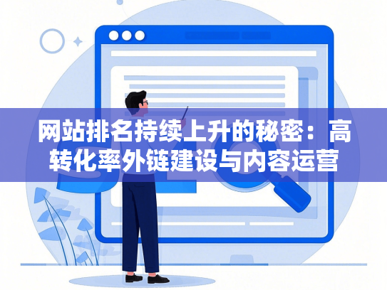 网站排名持续上升的秘密：高转化率外链建设与内容运营