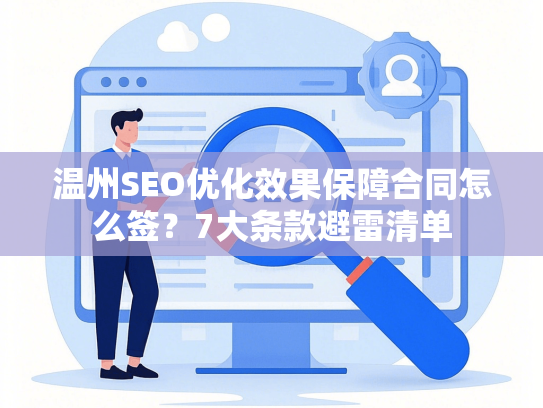 温州SEO优化效果保障合同怎么签？7大条款避雷清单