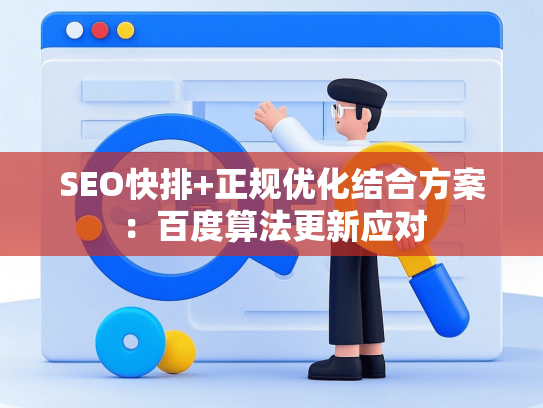SEO快排+正规优化结合方案：百度算法更新应对
