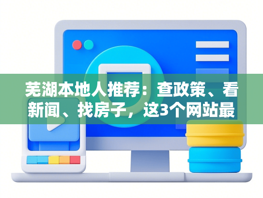 芜湖本地人推荐：查政策、看新闻、找房子，这3个网站最靠谱