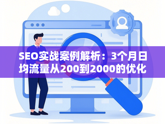 SEO实战案例解析：3个月日均流量从200到2000的优化路径