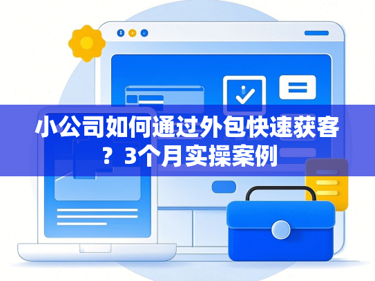 小公司如何通过外包快速获客？3个月实操案例