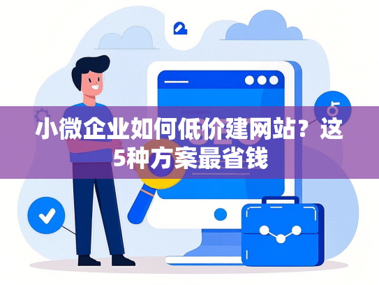 小微企业如何低价建网站？这5种方案最省钱