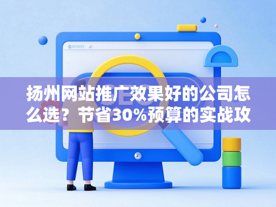 扬州网站推广效果好的公司怎么选？节省30%预算的实战攻略