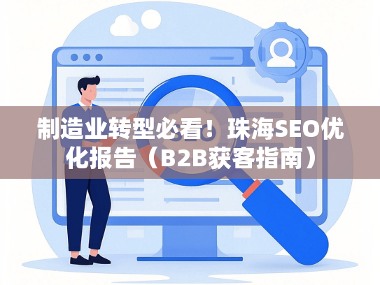 制造业转型必看！珠海SEO优化报告（B2B获客指南）