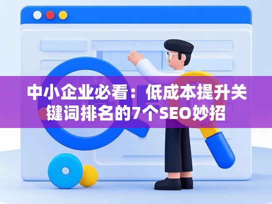 中小企业必看：低成本提升关键词排名的7个SEO妙招