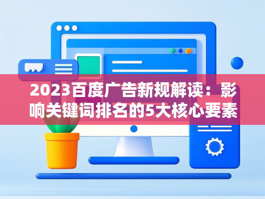 2023百度广告新规解读：影响关键词排名的5大核心要素