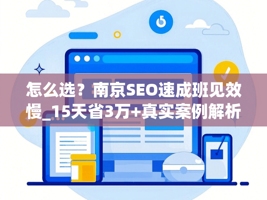 怎么选？南京SEO速成班见效慢_15天省3万+真实案例解析