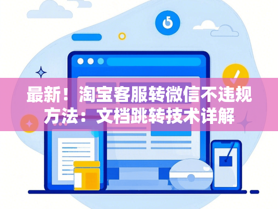 最新！淘宝客服转微信不违规方法：文档跳转技术详解-第1张图片