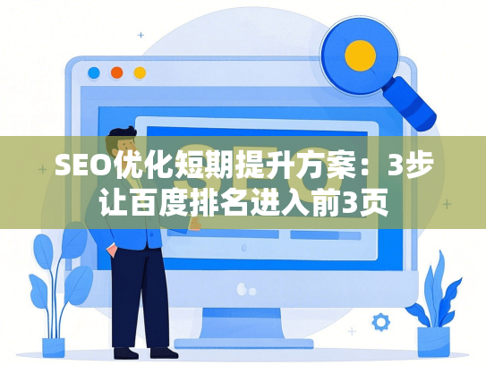 SEO优化短期提升方案：3步让百度排名进入前3页