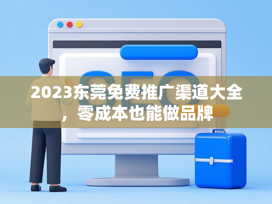 2023东莞免费推广渠道大全，零成本也能做品牌