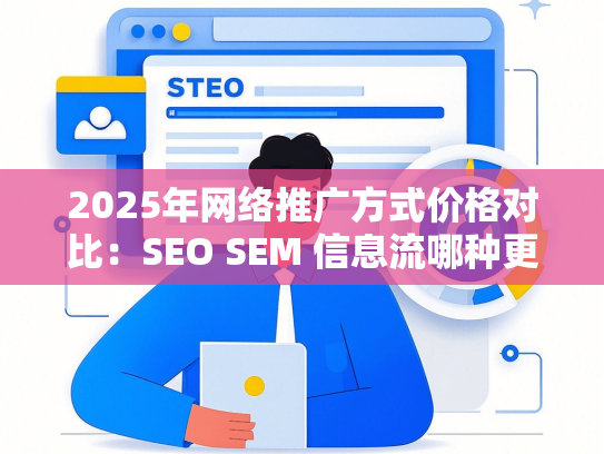 2025年网络推广方式价格对比：SEO SEM 信息流哪种更划算？