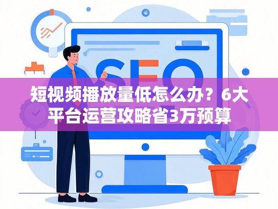 短视频播放量低怎么办？6大平台运营攻略省3万预算-第1张图片