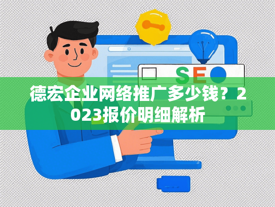 德宏企业网络推广多少钱？2023报价明细解析