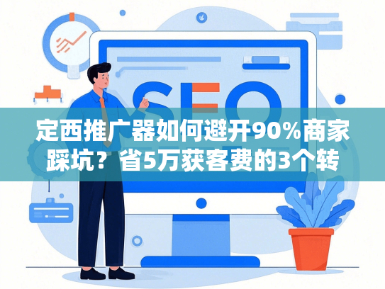 定西推广器如何避开90%商家踩坑？省5万获客费的3个转化秘诀