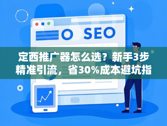 定西推广器怎么选？新手3步精准引流，省30%成本避坑指南