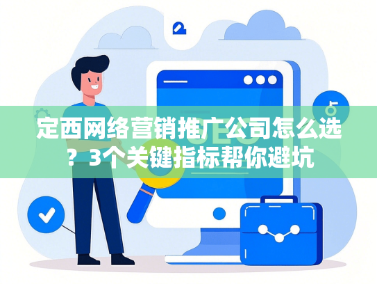定西网络营销推广公司怎么选？3个关键指标帮你避坑