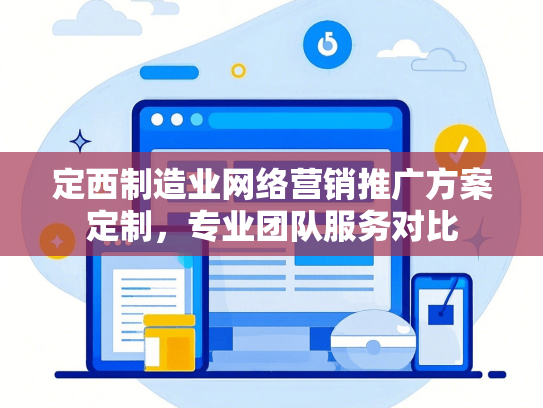 定西制造业网络营销推广方案定制，专业团队服务对比