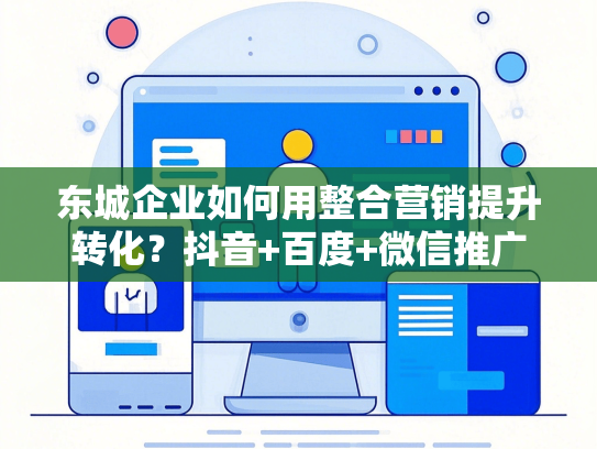 东城企业如何用整合营销提升转化？抖音+百度+微信推广实战方案-第1张图片