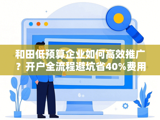和田低预算企业如何高效推广？开户全流程避坑省40%费用