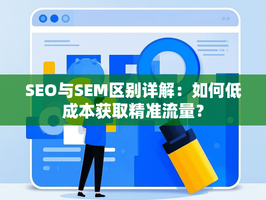 SEO与SEM区别详解：如何低成本获取精准流量？-第1张图片
